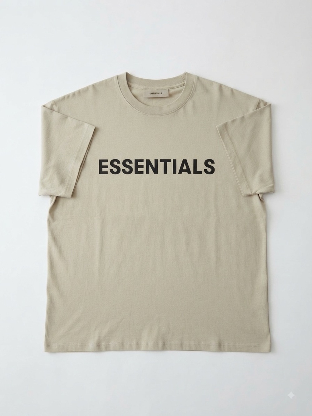 ESSENTIALS Fear of God Essentials Neutral Taupe Khaki Graphic Tee